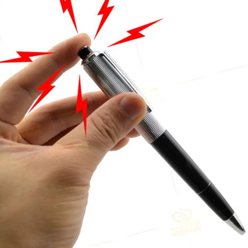 Shock Pen Prank Toy - 1 pçs criativo choque elétrico caneta