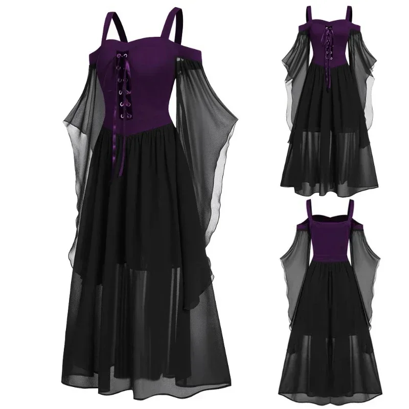 Medieval Renaissance Dress Women - Novo vestido de bruxa medieval para