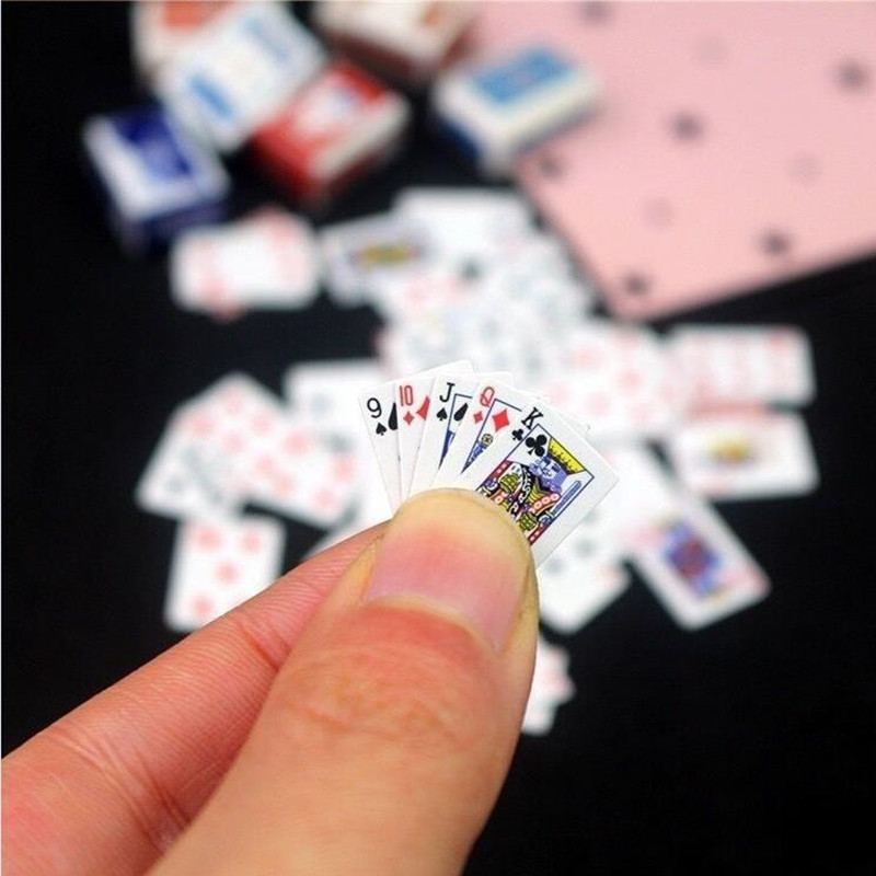 Prank Toys - 1 conjunto de mini cartas de