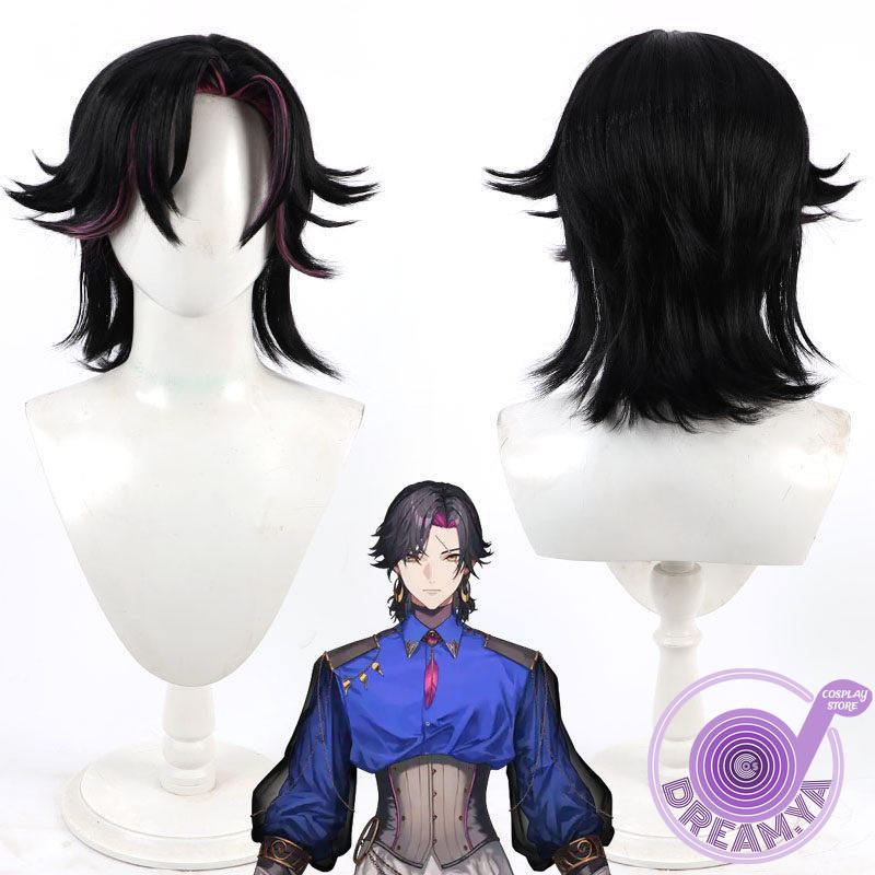Anime Cosplay Wig Heat Resistant - Peruca de Cosplay Vezalius Bandage vtuber