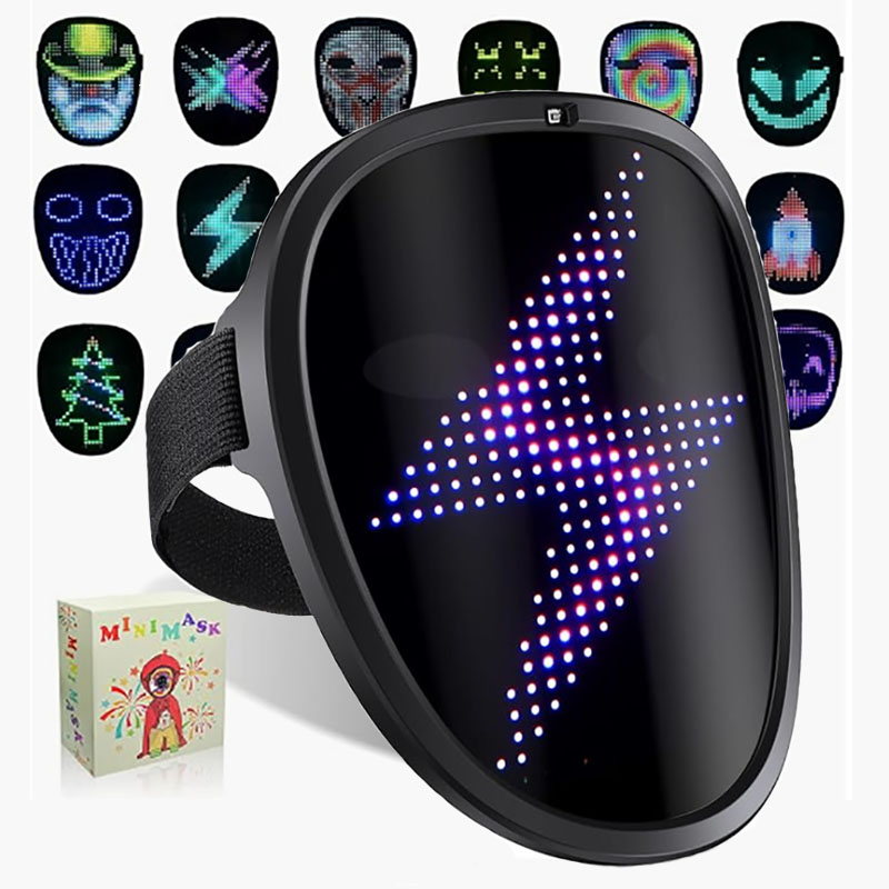 Led Purge Mask Halloween - Máscara led com sensor de gestos