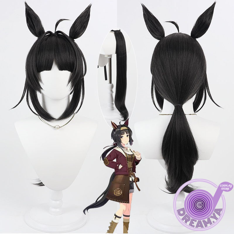 Anime Cosplay Wig Heat Resistant - Peruca de cosplay logotype uma musume