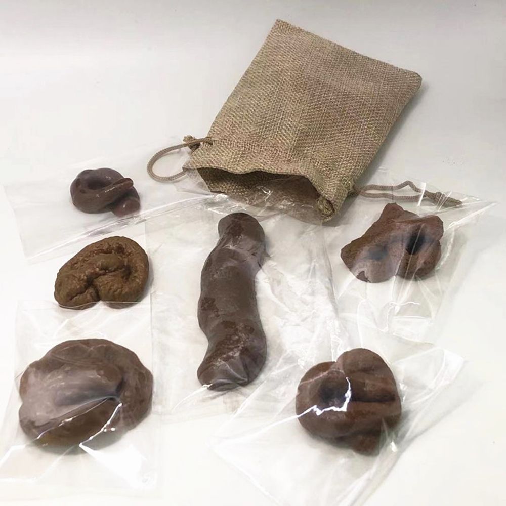 Fake Poop Gag Gift - 6 pçs piada brinquedos complicados gadget