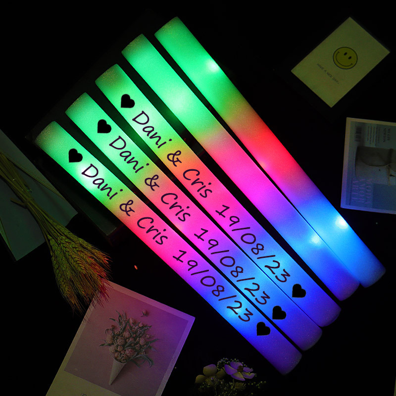 Glow In The Dark Party Glasses - 12/30/60 pçs led brilho varas em