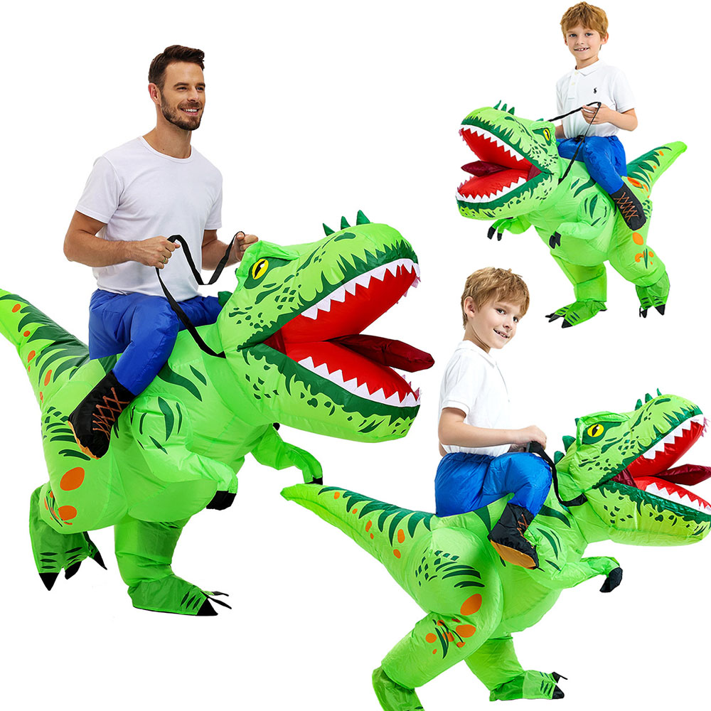 Fantasia Inflável de Dinossaur - Inflatable Dinosaur Costume Adult avaliação e preço