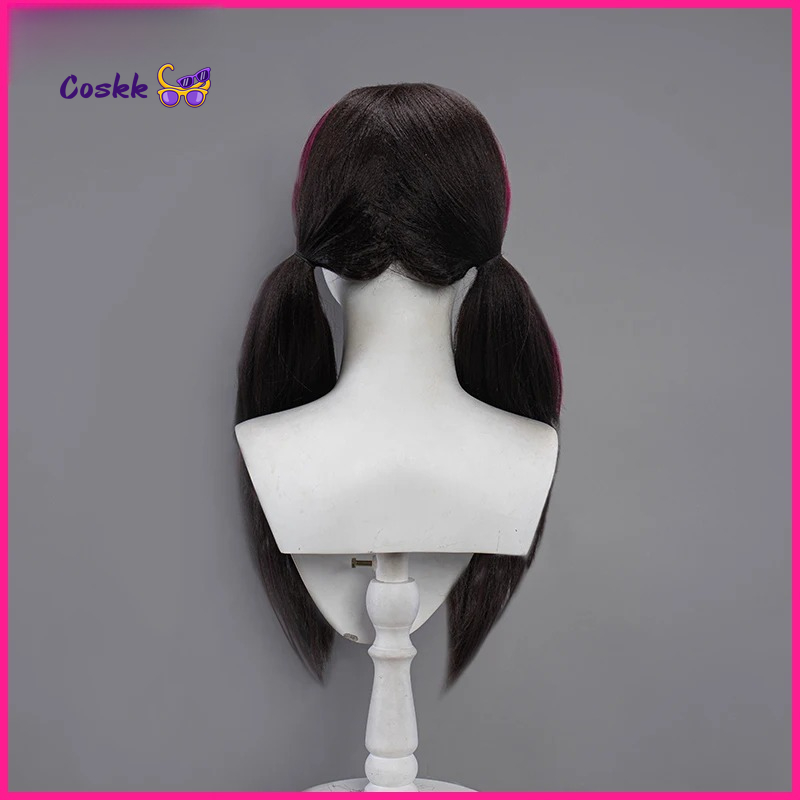 Peruca de Cosplay Draculaura,  - Anime Cosplay Wig Heat Resistant avaliação e preço