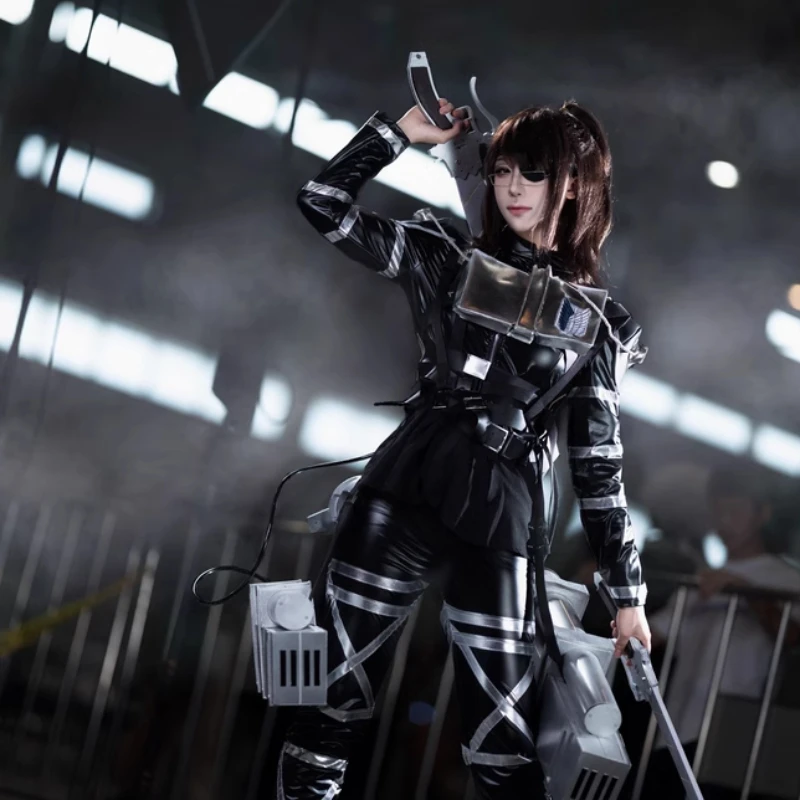 Fantasia Mikasa Ackerman de At - Medieval Renaissance Dress Women avaliação e preço