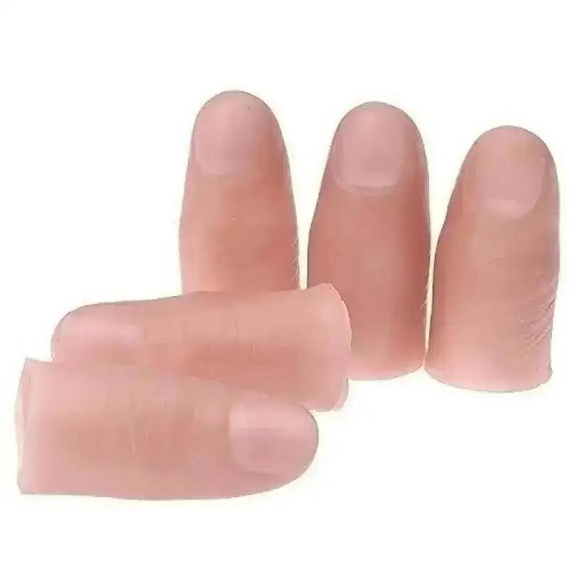 5 pçs/set quente falso macio p - Thumb Tip Magic Trick Set avaliação e preço