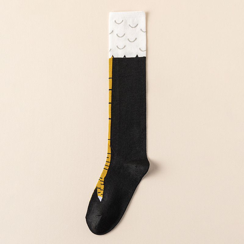 1/2 paris masculino engraçado  - Funny Chicken Leg Socks avaliação e preço