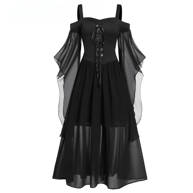 Novo vestido de bruxa medieval - Medieval Renaissance Dress Women avaliação e preço