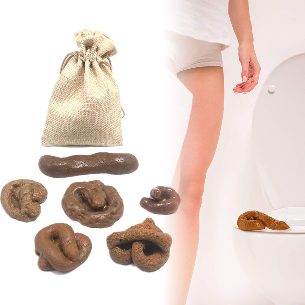 6 pçs/set cocô brincadeira bri - Fake Poop Gag Gift avaliação e preço
