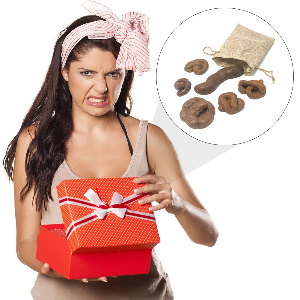 6 pçs/set cocô brincadeira bri - Fake Poop Gag Gift avaliação e preço