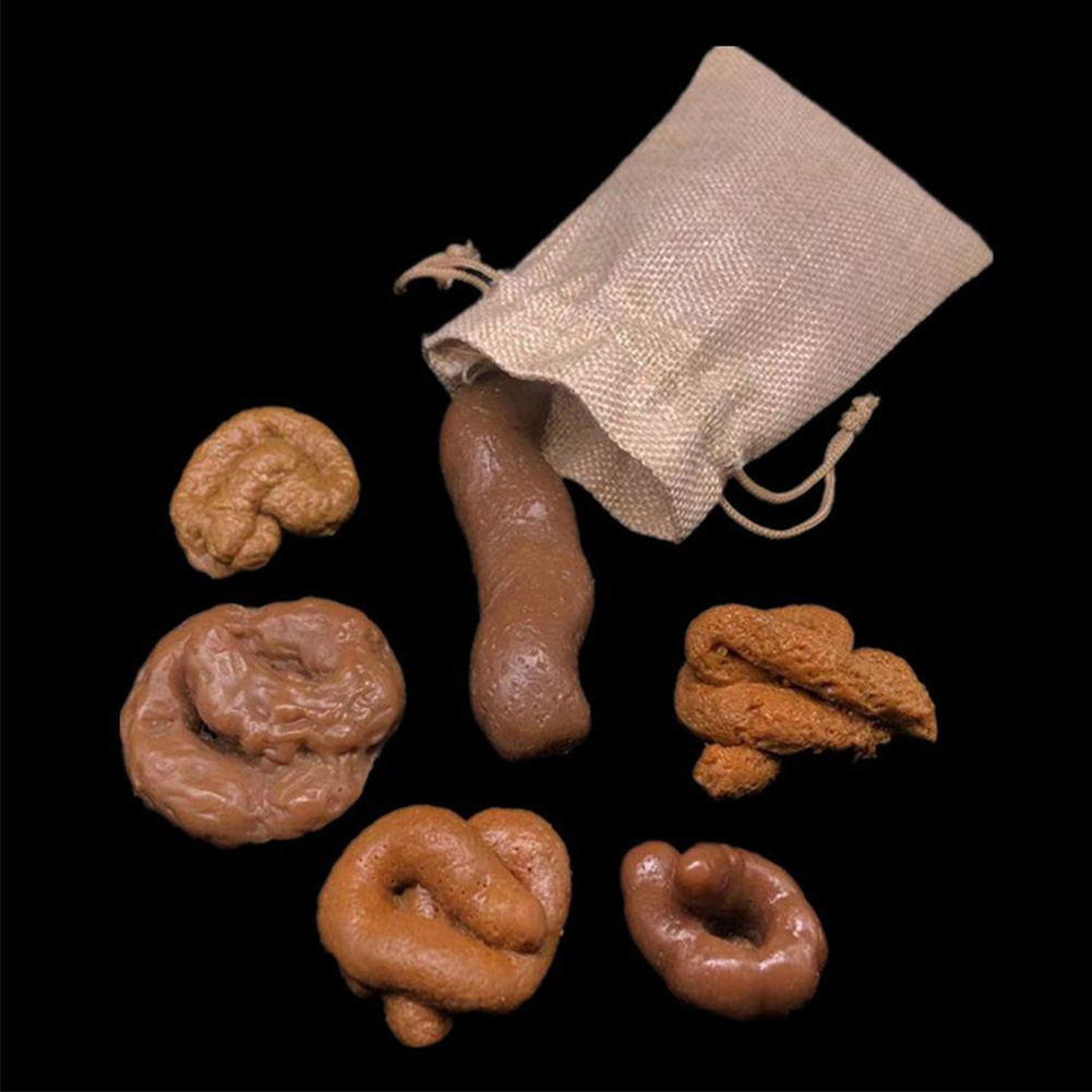 6 pçs/set cocô brincadeira bri - Fake Poop Gag Gift avaliação e preço