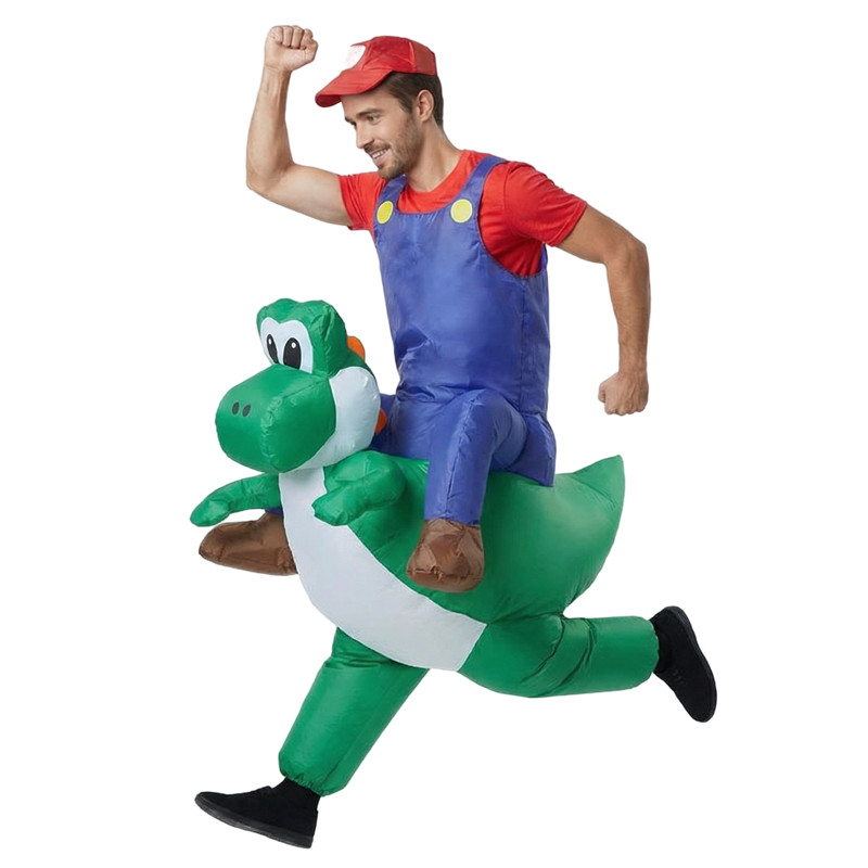 Traje de desempenho de festa a - Inflatable Dinosaur Costume Adult avaliação e preço