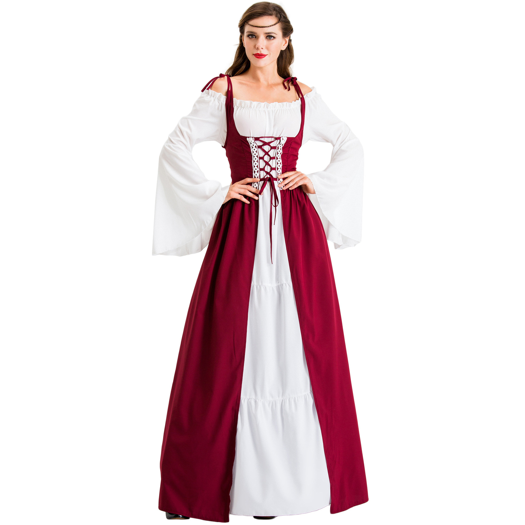 Senhora medieval vestido de pr - Medieval Renaissance Dress Women avaliação e preço