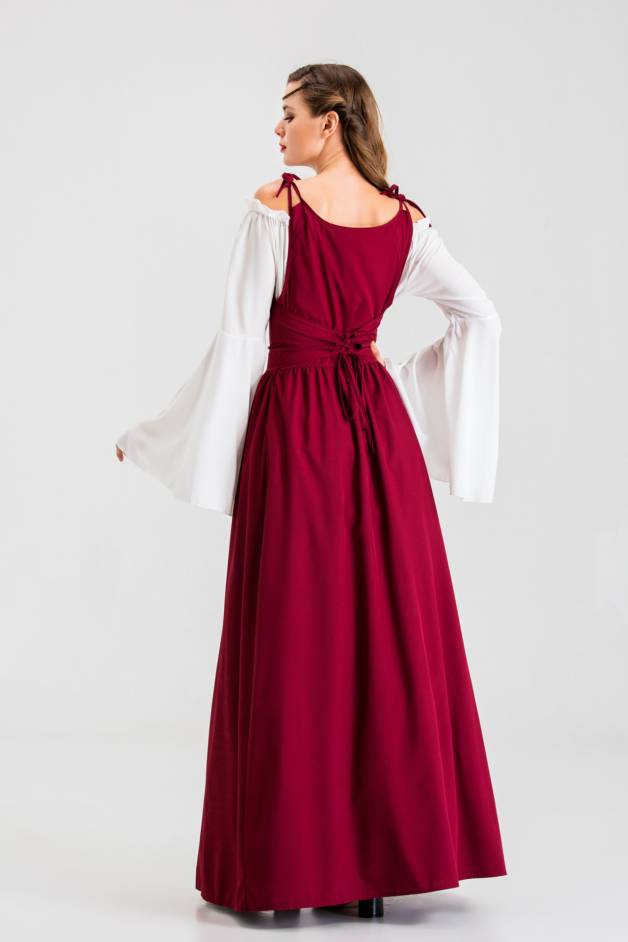 Senhora medieval vestido de pr - Medieval Renaissance Dress Women avaliação e preço