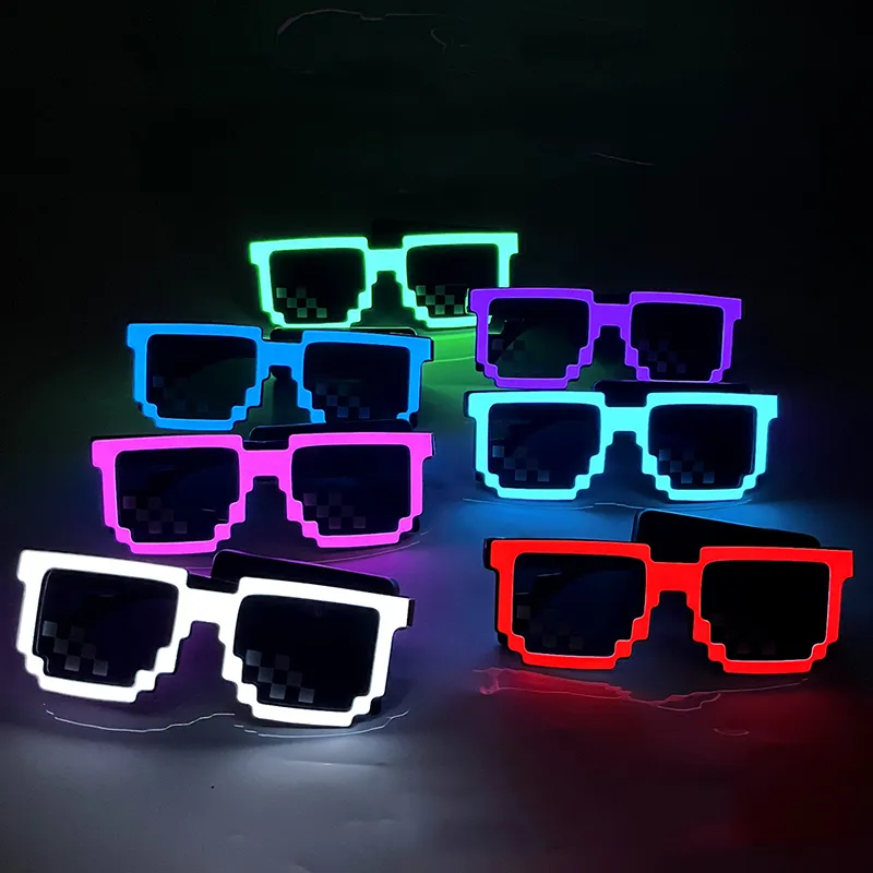 Óculos de sol com led sem fio, - Glow In The Dark Party Glasses avaliação e preço