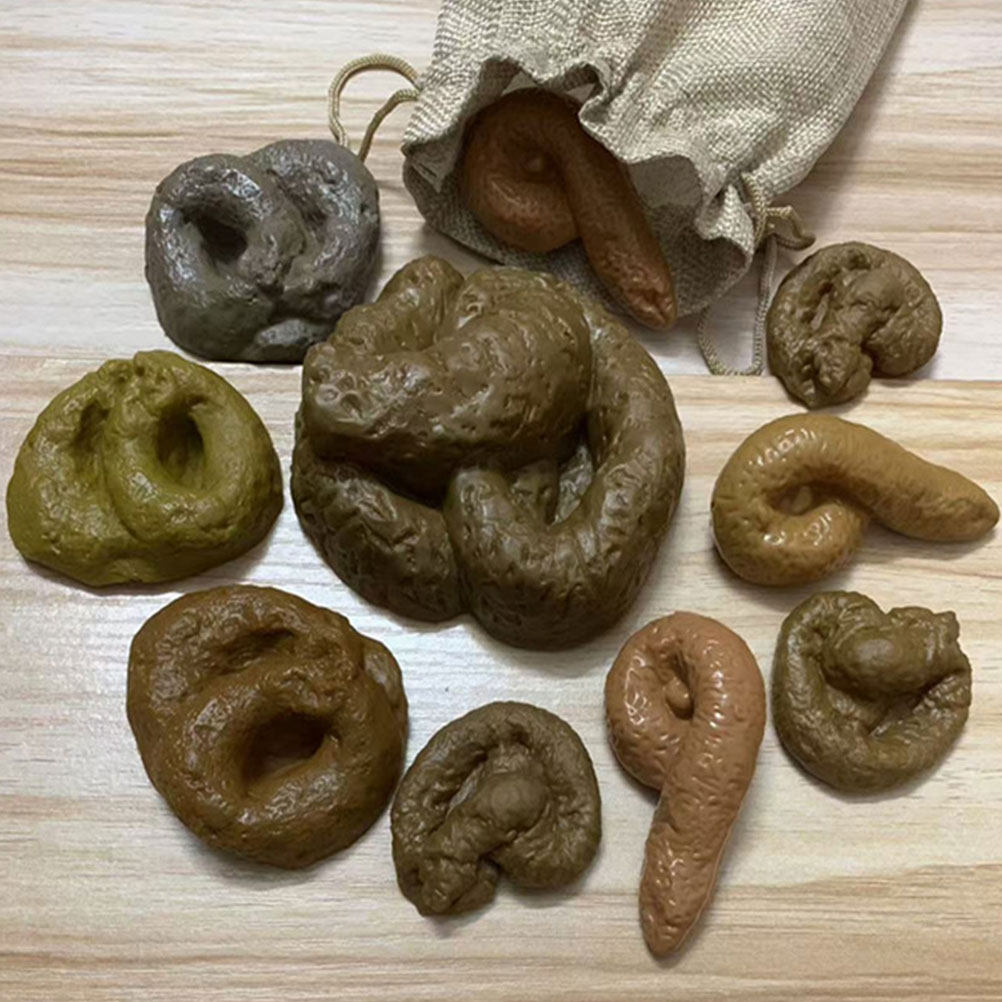 10 unidades de cocô falso real - Fake Poop Gag Gift avaliação e preço