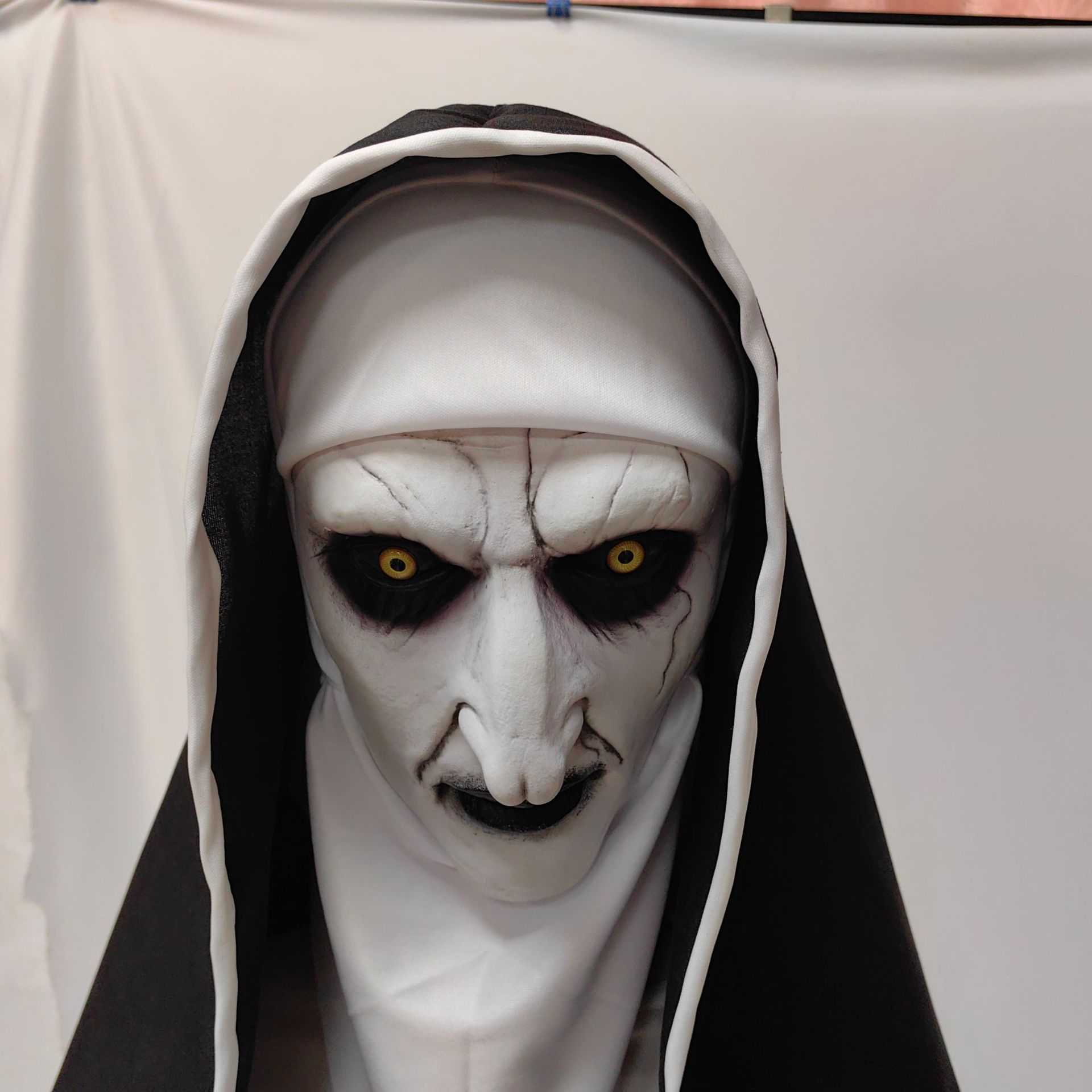 Halloween assustador freira má - Led Purge Mask Halloween avaliação e preço