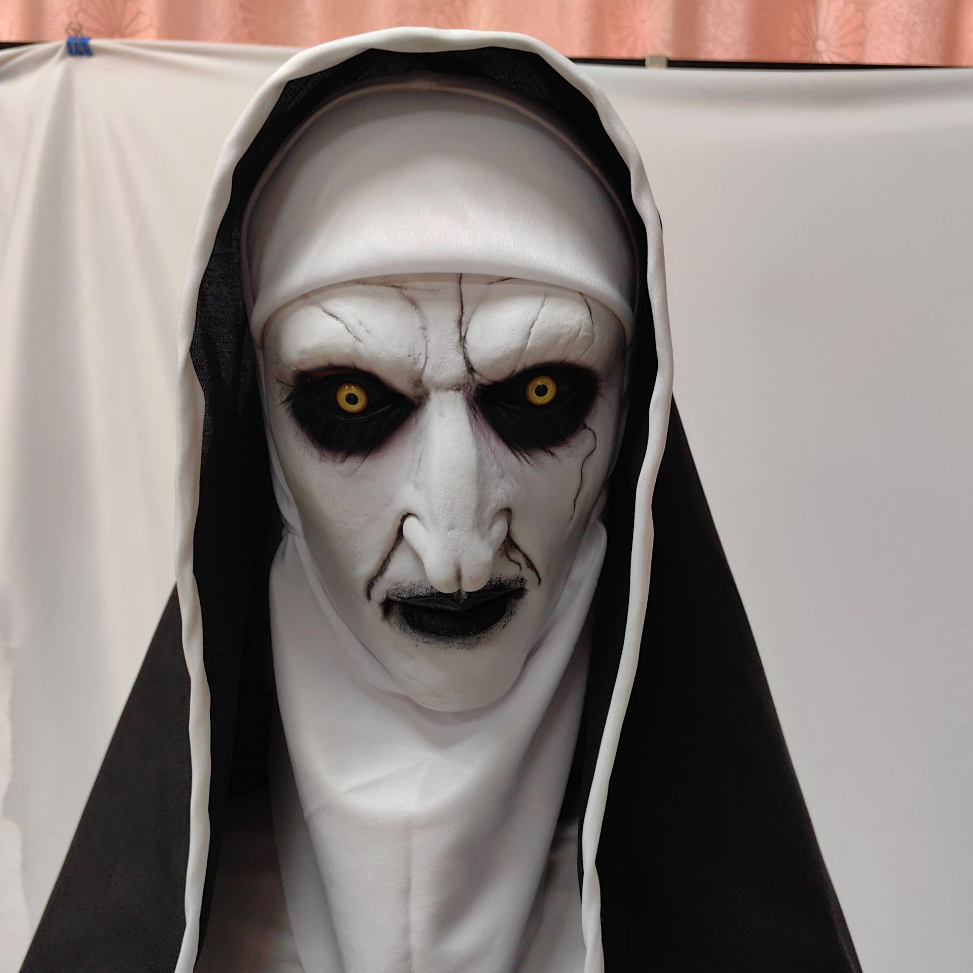 Halloween assustador freira má - Led Purge Mask Halloween avaliação e preço