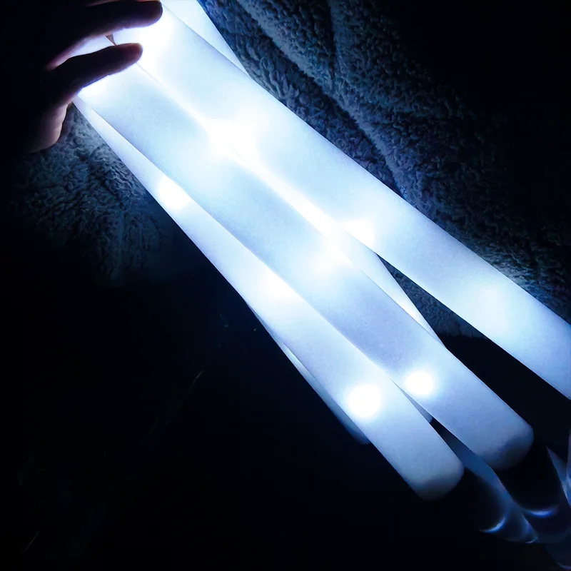 30 pçs varas de espuma led luz - Flashing Led Foam Sticks Party avaliação e preço