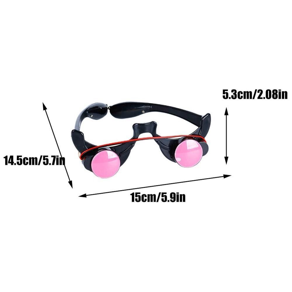 E9 Óculos de Olhos Vermelhos d - Glow In The Dark Party Glasses avaliação e preço