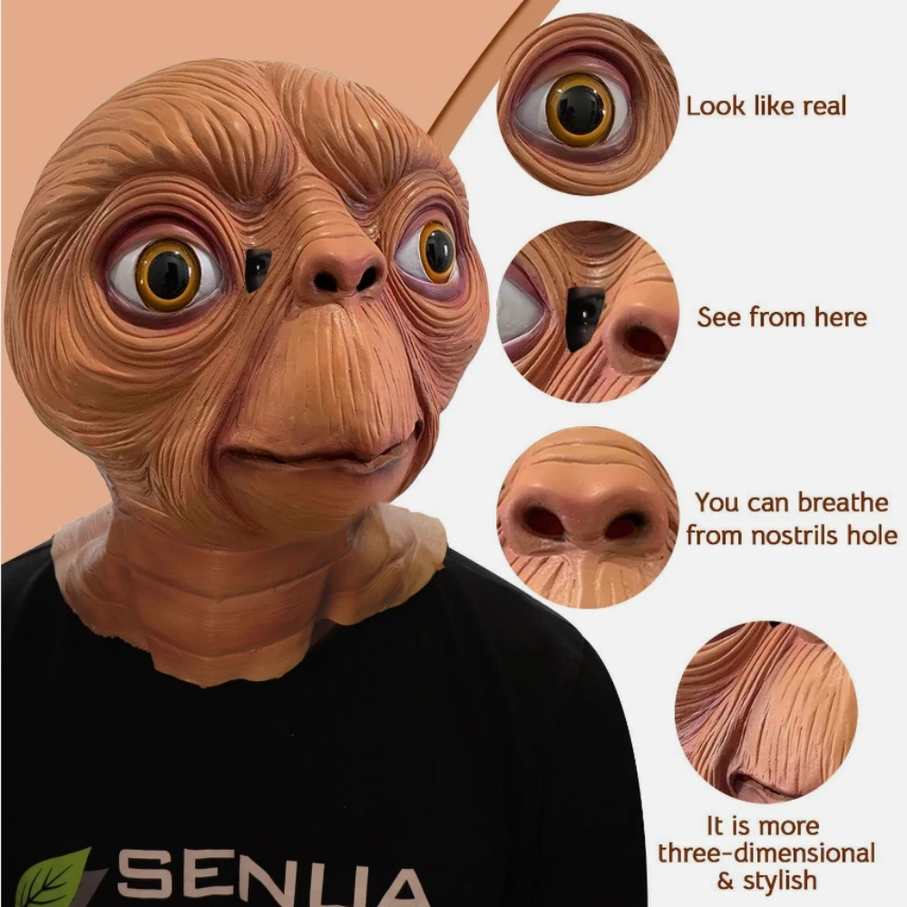 Máscara realista de látex alie - Latex Alien Mask Realistic avaliação e preço