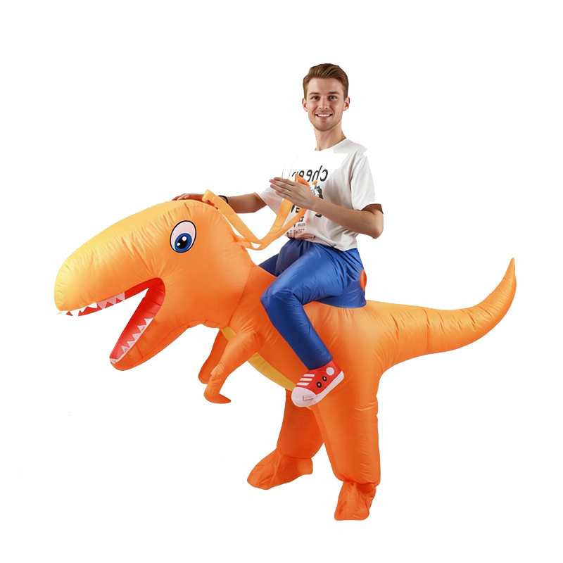 Fantasia Inflável de Unicórnio - Inflatable Dinosaur Costume Adult avaliação e preço