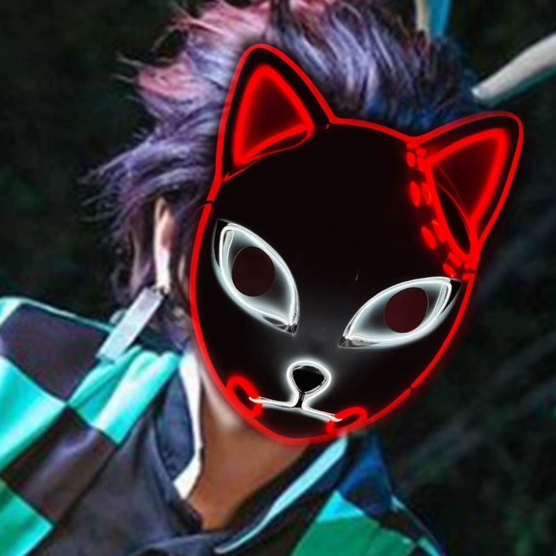Máscara de Raposa Demônio de A - Led Purge Mask Halloween avaliação e preço