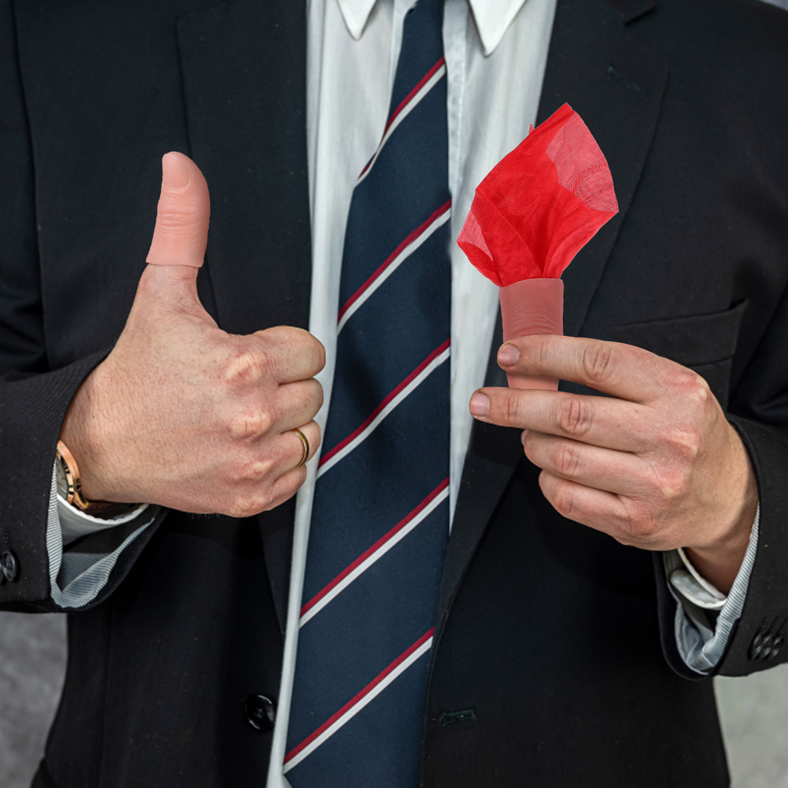 6 conjuntos de protetores de d - Thumb Tip Magic Trick Set avaliação e preço