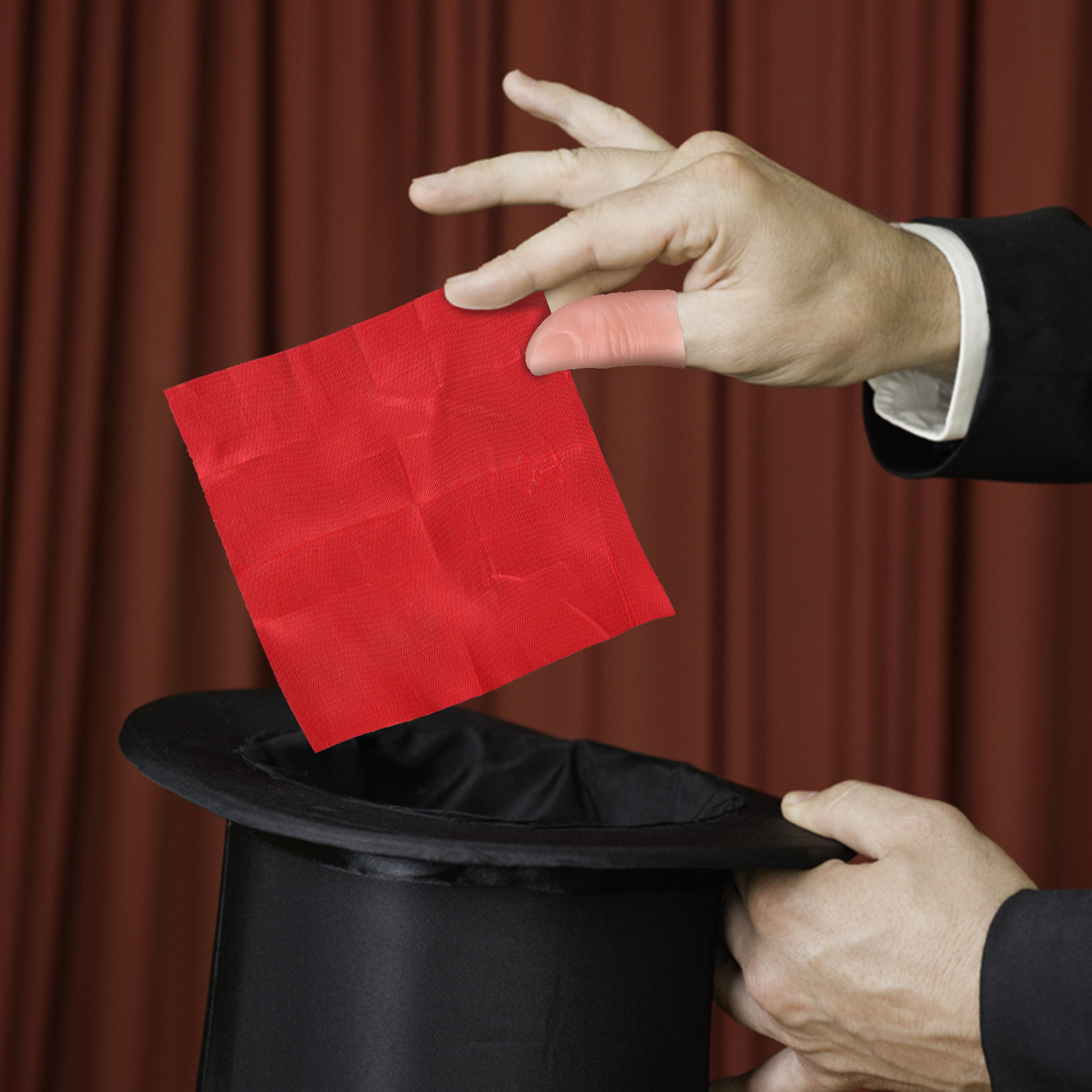 6 conjuntos de protetores de d - Thumb Tip Magic Trick Set avaliação e preço