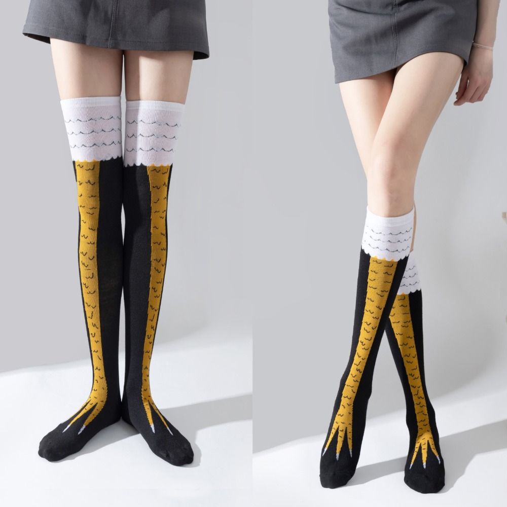 Novidade Algodão Chicken Feet  - Funny Chicken Leg Socks avaliação e preço