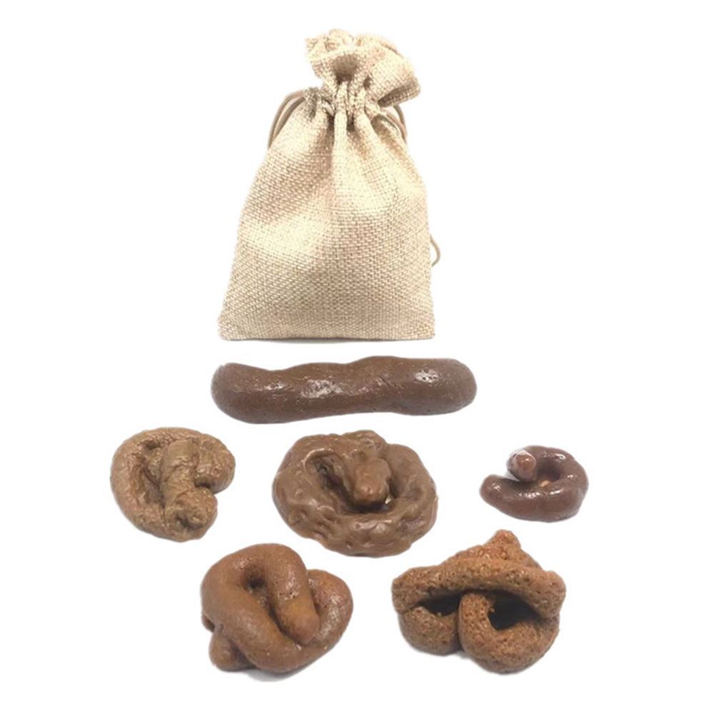6 Peças de Cocô Falso Antiestr - Fake Poop Gag Gift avaliação e preço