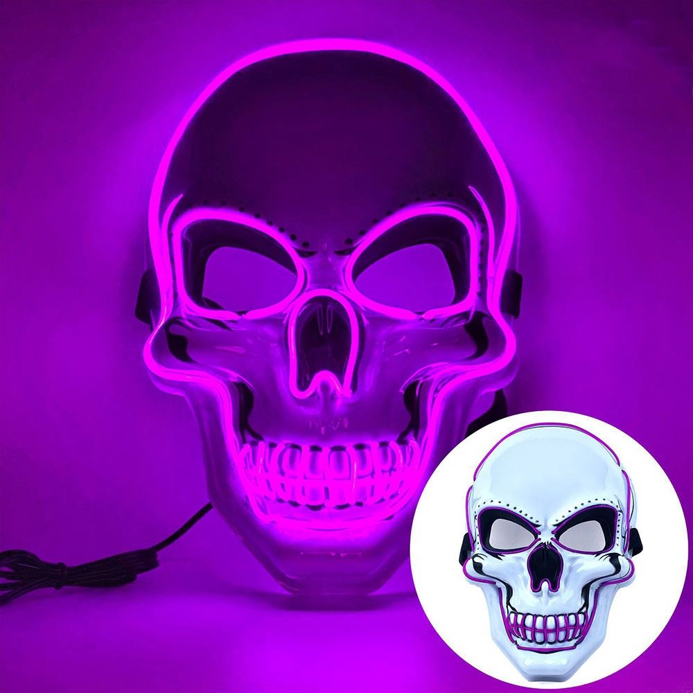 Máscara de Caveira de Hallowee - Led Purge Mask Halloween avaliação e preço