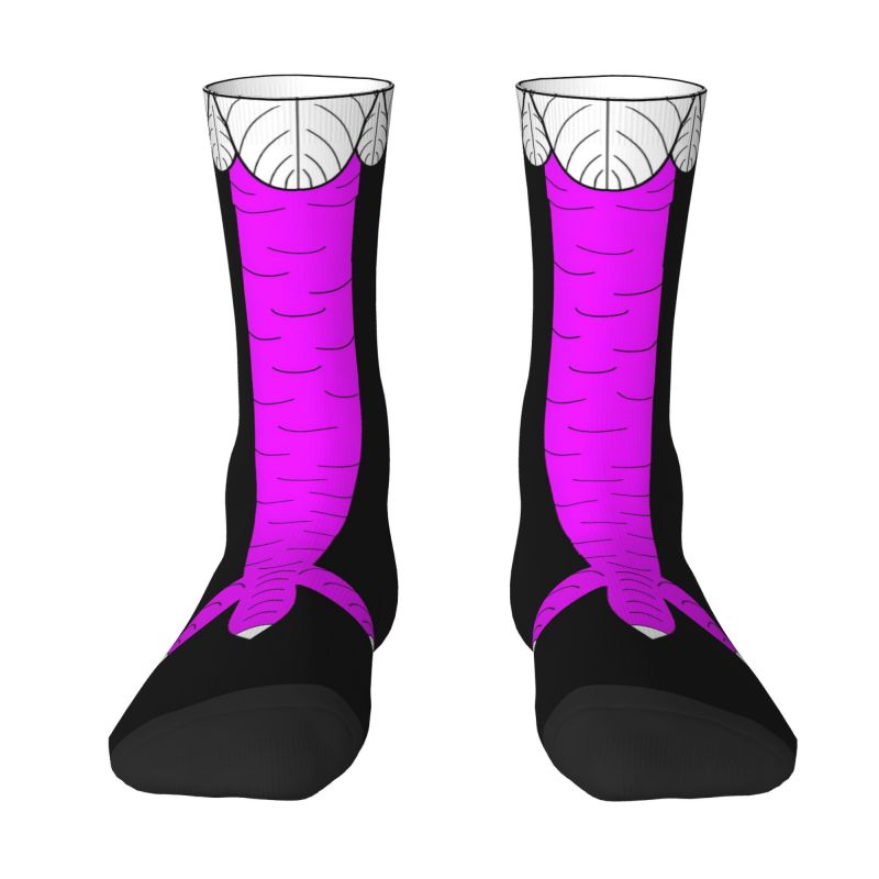 Meias sociais engraçadas com p - Funny Chicken Leg Socks avaliação e preço