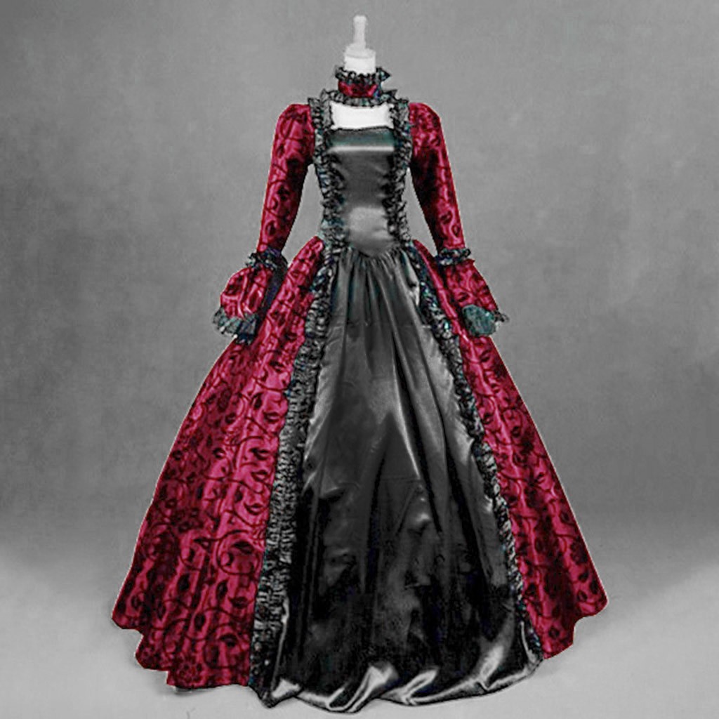 Feminino vintage requintado ve - Medieval Renaissance Dress Women avaliação e preço