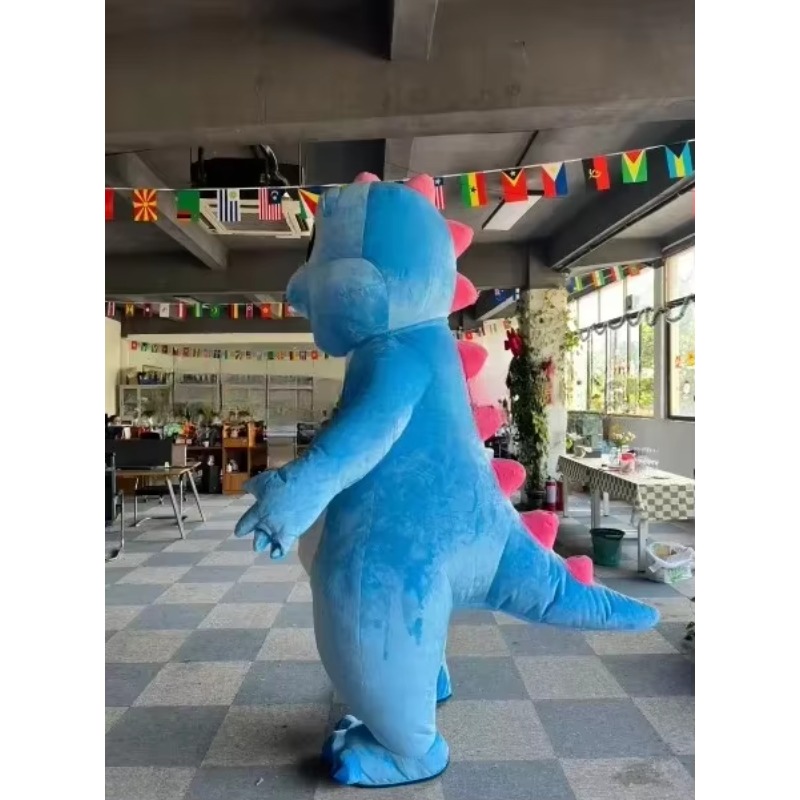 Fantasia Inflável de Dragão Az - Inflatable Dinosaur Costume Adult avaliação e preço