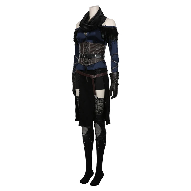 Yennefer cosplay fantasia traj - Medieval Renaissance Dress Women avaliação e preço