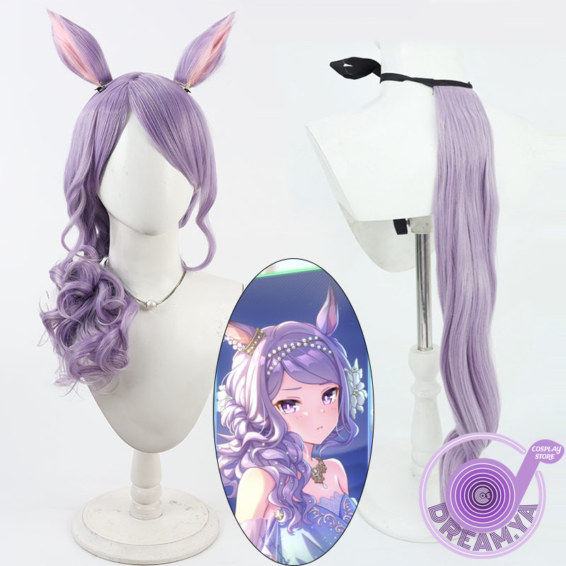 Mejiro peruca cosplay umamusum - Anime Cosplay Wig Heat Resistant avaliação e preço