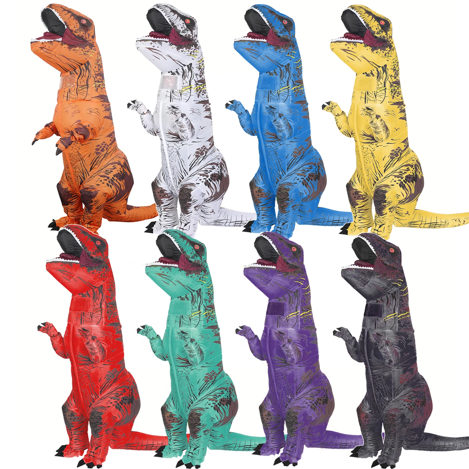 Tiranossauro inflável dinossau - Inflatable Dinosaur Costume Adult avaliação e preço