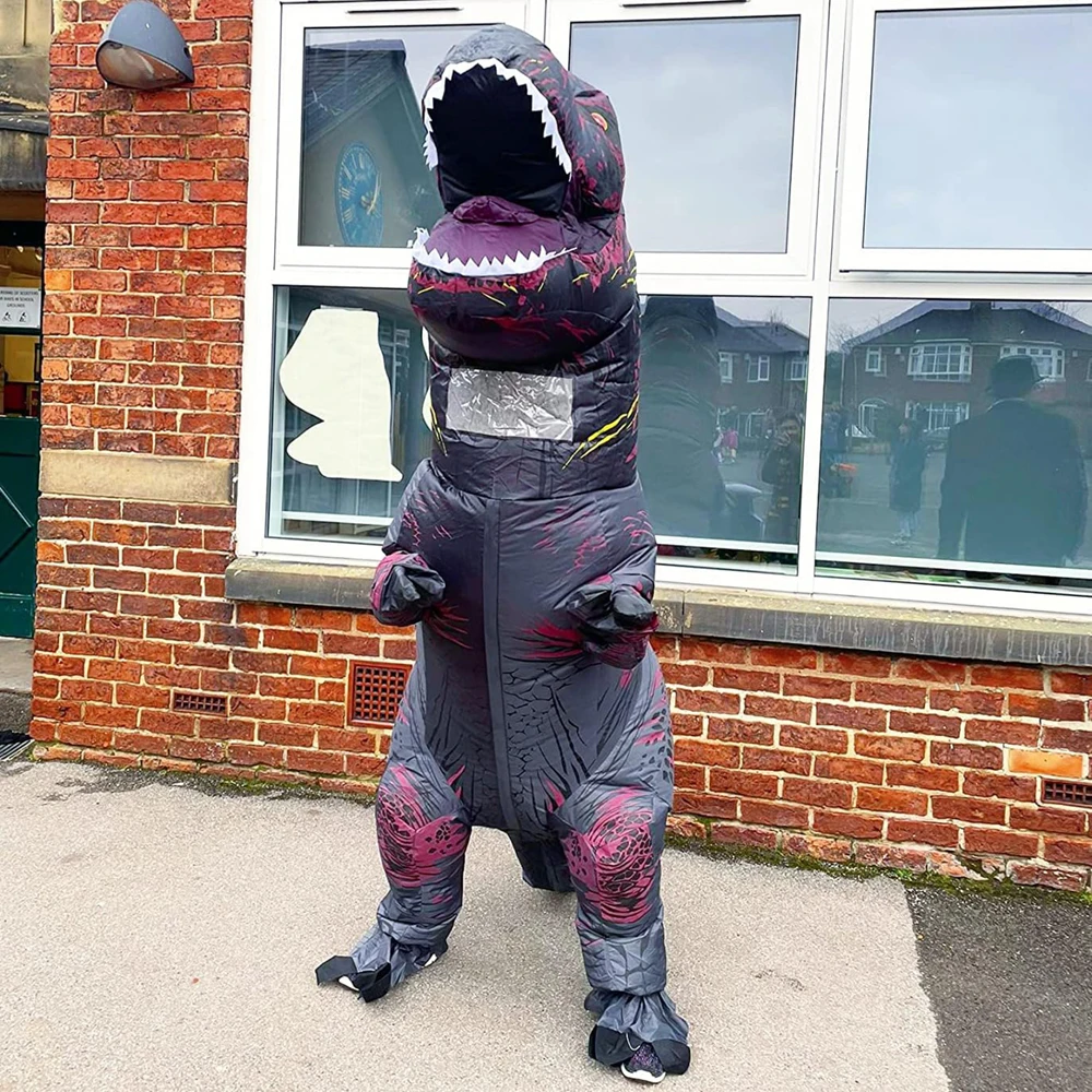Tiranossauro inflável dinossau - Inflatable Dinosaur Costume Adult avaliação e preço