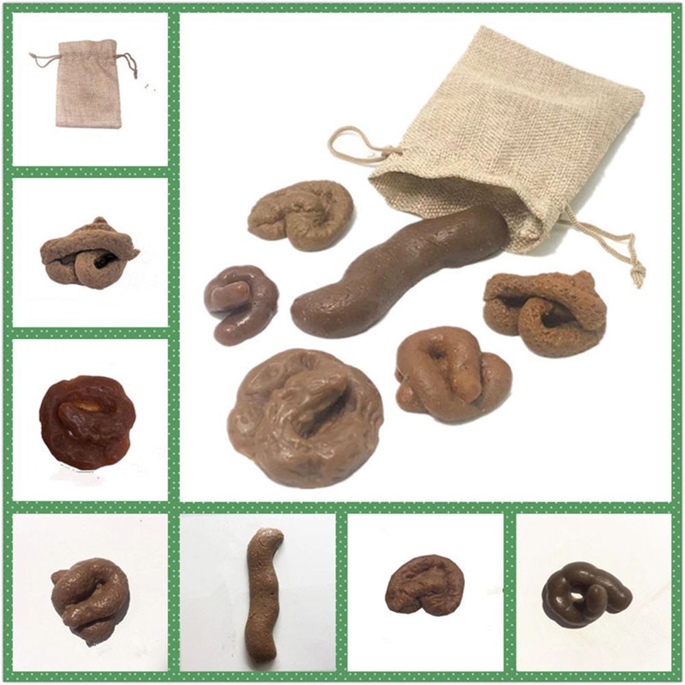 6 Peças de Brinquedo Engraçado - Fake Poop Gag Gift avaliação e preço