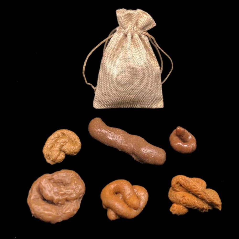6 Peças de Cocô Realista para  - Fake Poop Gag Gift avaliação e preço